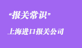 上海進(jìn)口報關(guān)公司