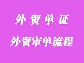 外貿(mào)審單流程應(yīng)注意事項